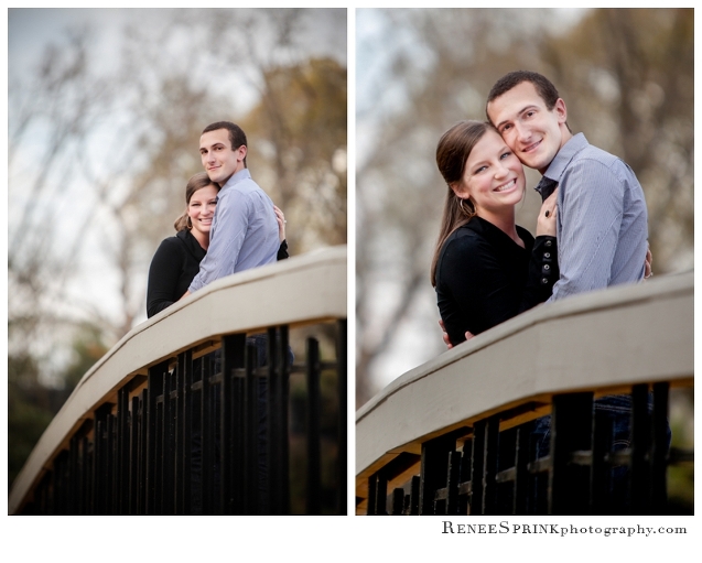 Raleigh Pullen Park engagement picture