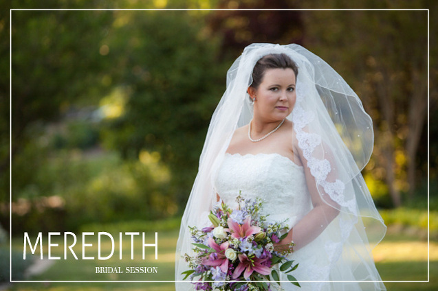 photos of a bride at Fletcher Park in Raleigh