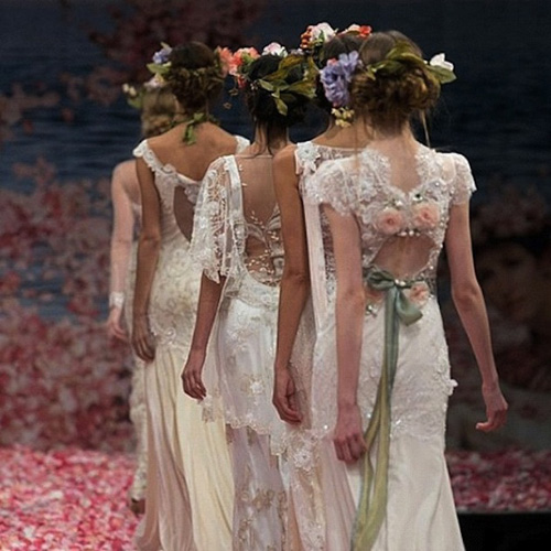 Claire Pettibone wedding dresses feature gorgeous backs